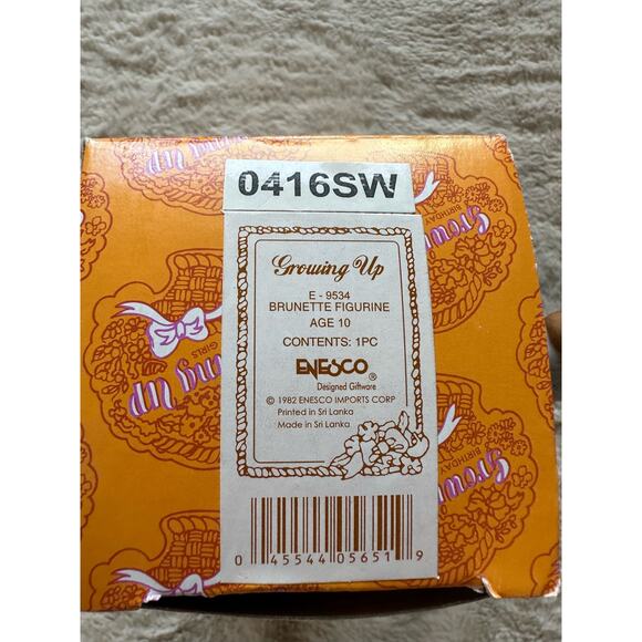 Enesco Growing Up Figurine Age 10 0416SW - Picture 2 of 5